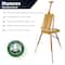 Pacific Arc French Box Bamboo Studio Easel with Storage